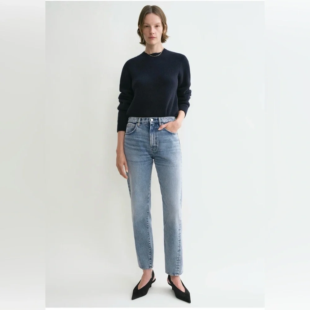 Toteme Twisted seam denim worn blue NWT - Picture 1 of 10